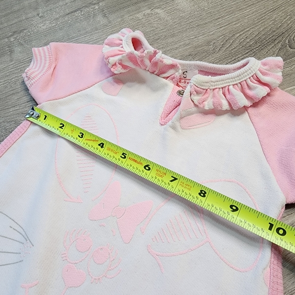 VINTAGE BUSTER BROWN Pink Bunny & Hearts Onesie - Picture 7 of 11